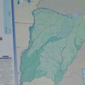 mapa fisico corrientes