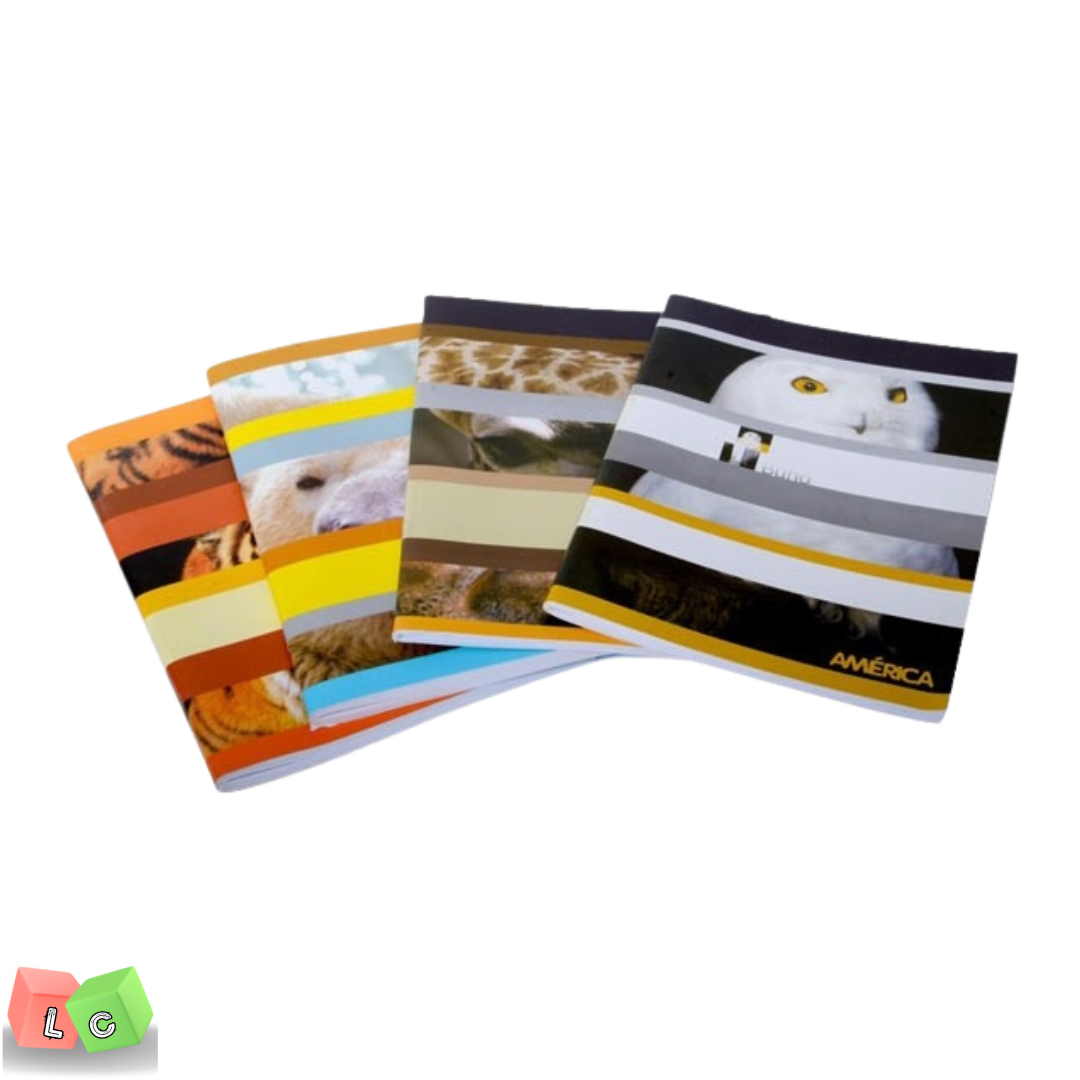 cuaderno america tapa blanda 24h 16x21 raya