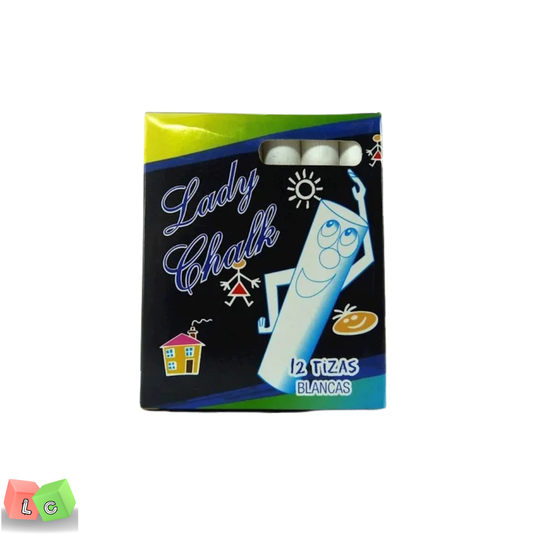 tiza lady chalk blanca
